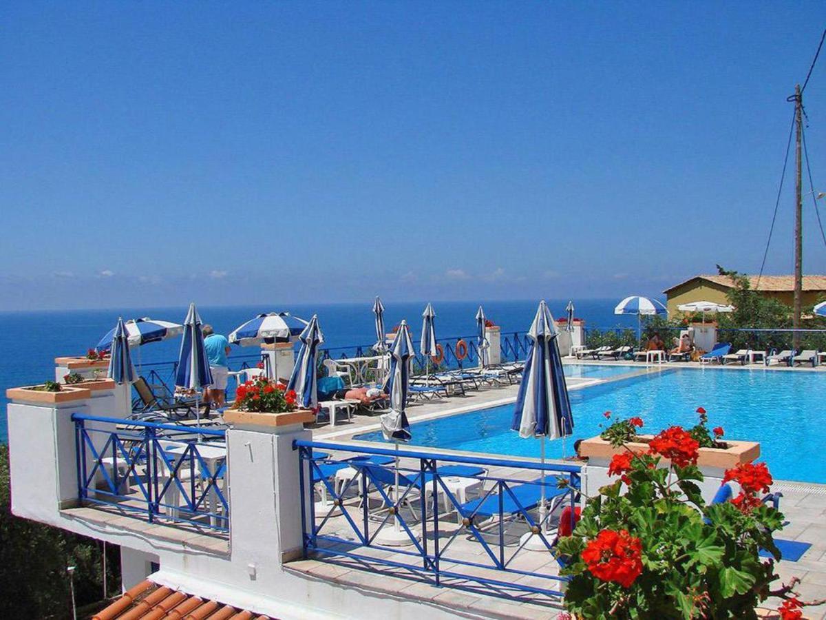 Natalia Apartment B With Panoramic Sea Views Of Agios Gordios Bay Bagian luar foto