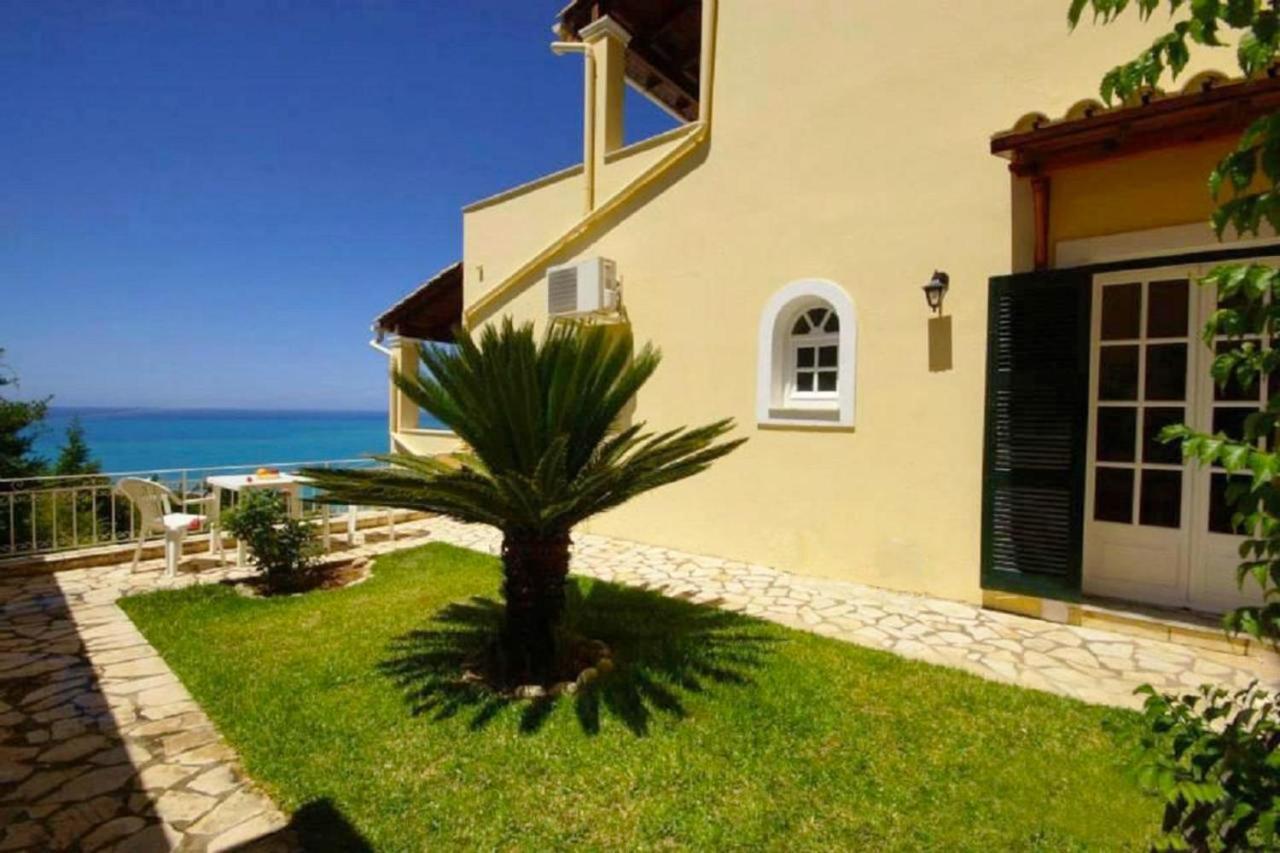 Natalia Apartment B With Panoramic Sea Views Of Agios Gordios Bay Bagian luar foto